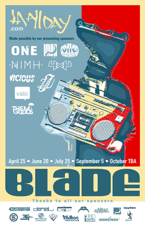 LA All Day 2009 Poster