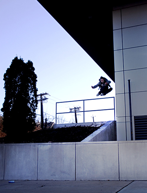 Rail Hop to Ledge Roll